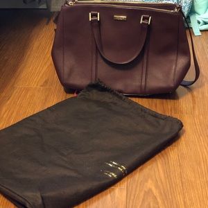 Plum color Kate Spade purse